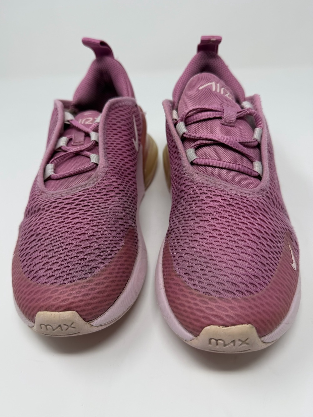 Kids Nike Air 270 Pink Athletic Sneakers Sz.2.5 - Picture 2 of 8